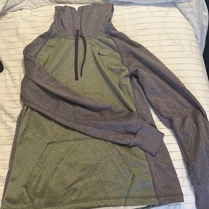 Nike gray and purple hoodie size medium!